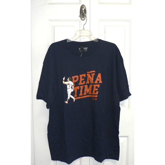 BreakingT Mens Jeremy Pena Time Short Sleeve Cotton T-Shirt in Navy 2XL MSRP $32 - Picture 3 of 5